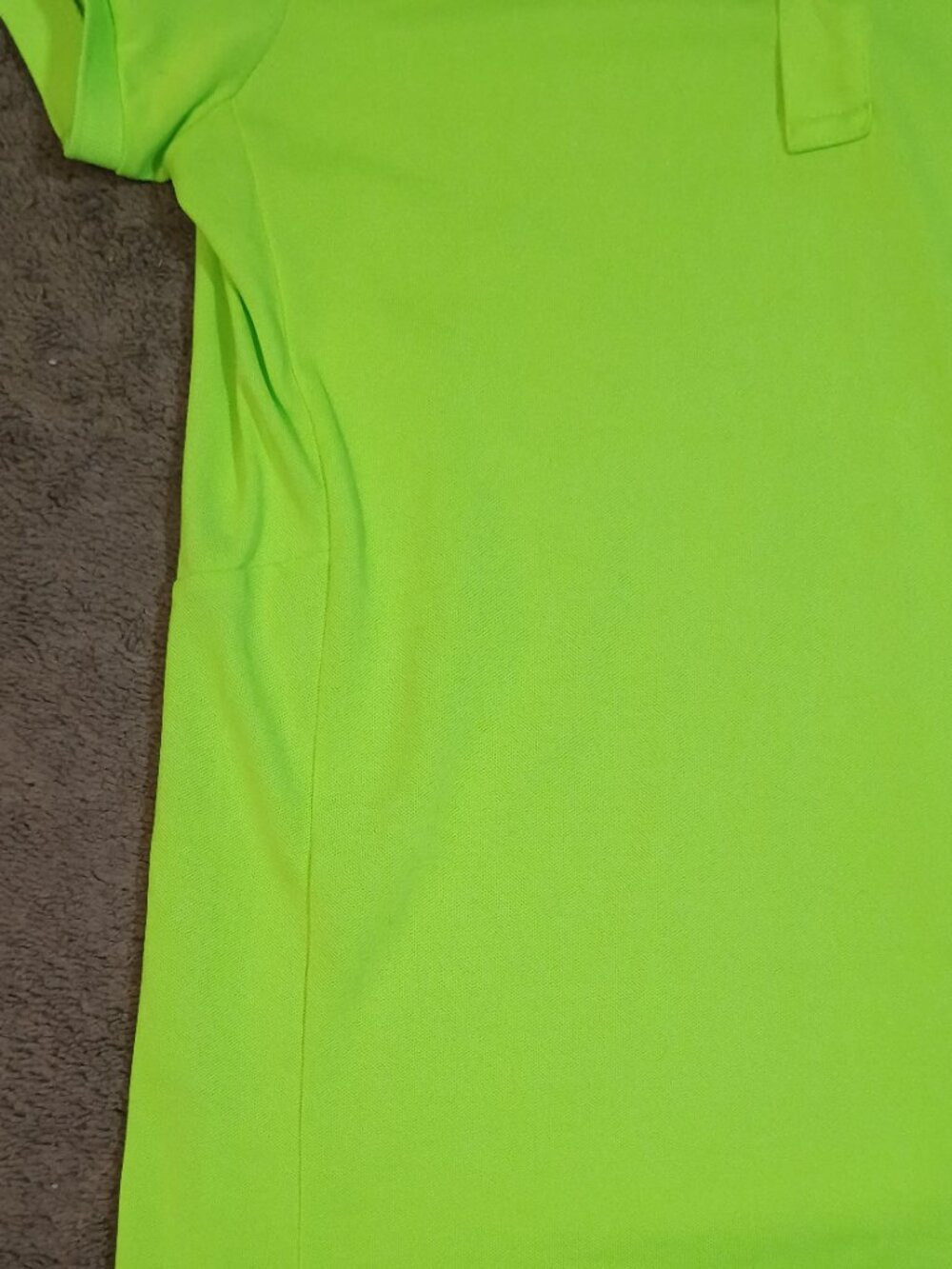 RLX Ralph Lauren/Polo Shirt/Womens S Neon Green The Players Preppy Golf Athleisu - Picture 5 of 9